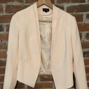 Top shop pink blush nude blazer xs